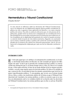 LA Concepcion Formal Material Y Pragmatica DE LA Argumentacion Juridica ...