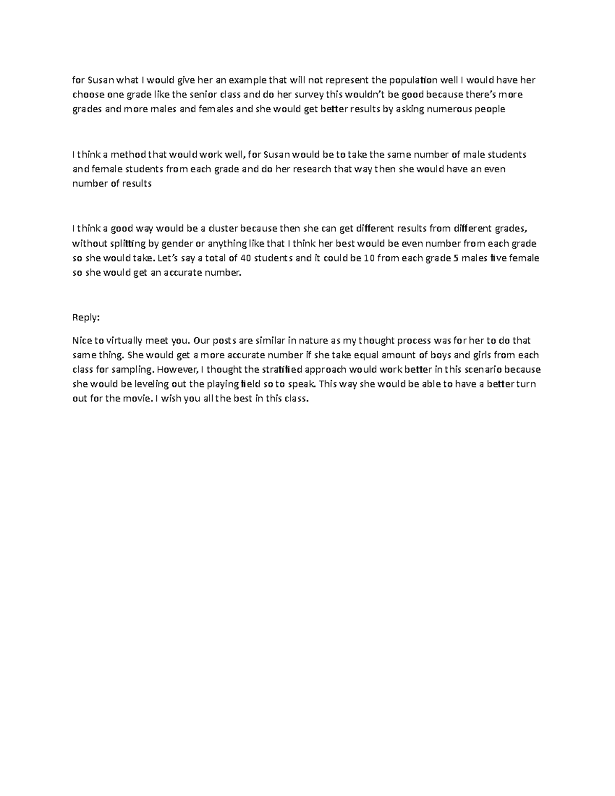 Mat-240 1-1 1 - 1-1 discussion - for Susan what I would give her an ...