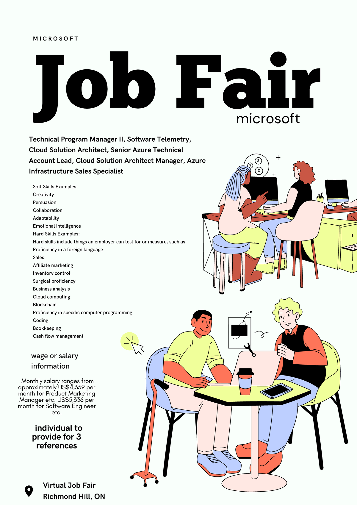 Job Fair Poster - ''''''' - Job Fair Technical Program Manager II ...
