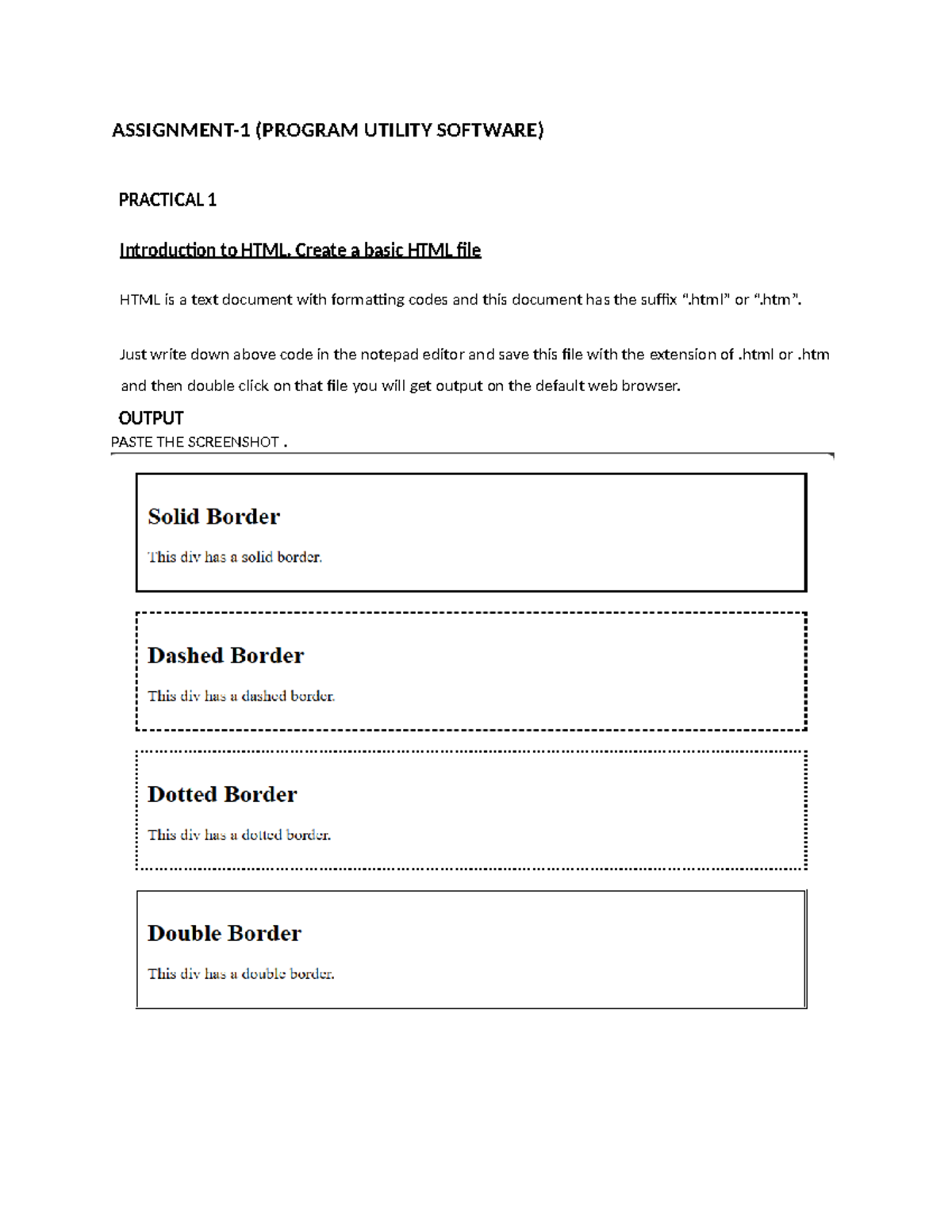 Assignment-1 ( Program Utility Software) - ASSIGNMENT-1 (PROGRAM ...