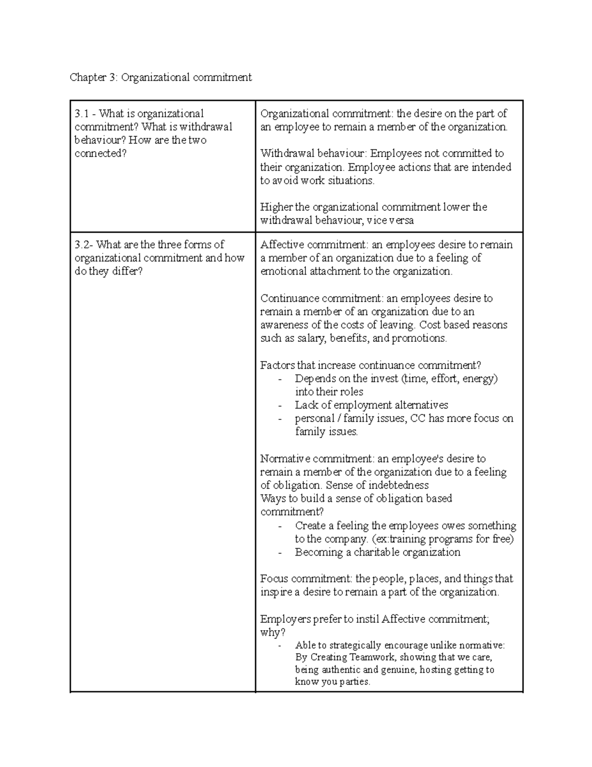 ADM2336 organizational behaviour -Midterm preparations - Chapter 3 ...
