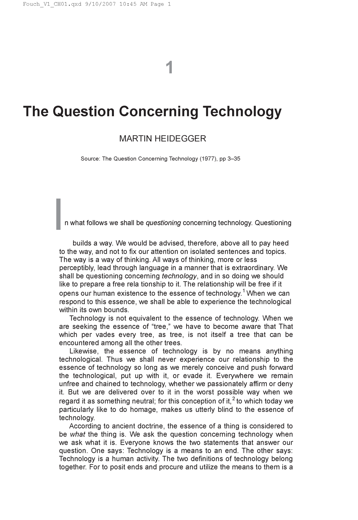 technology thesis question