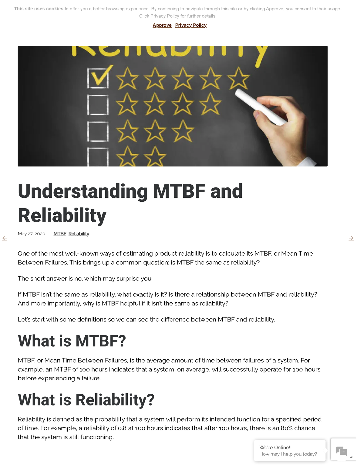 Understanding Mtbf And Reliability An Introduction ودنبلا ةیصوصخلا Understanding Mtbf And