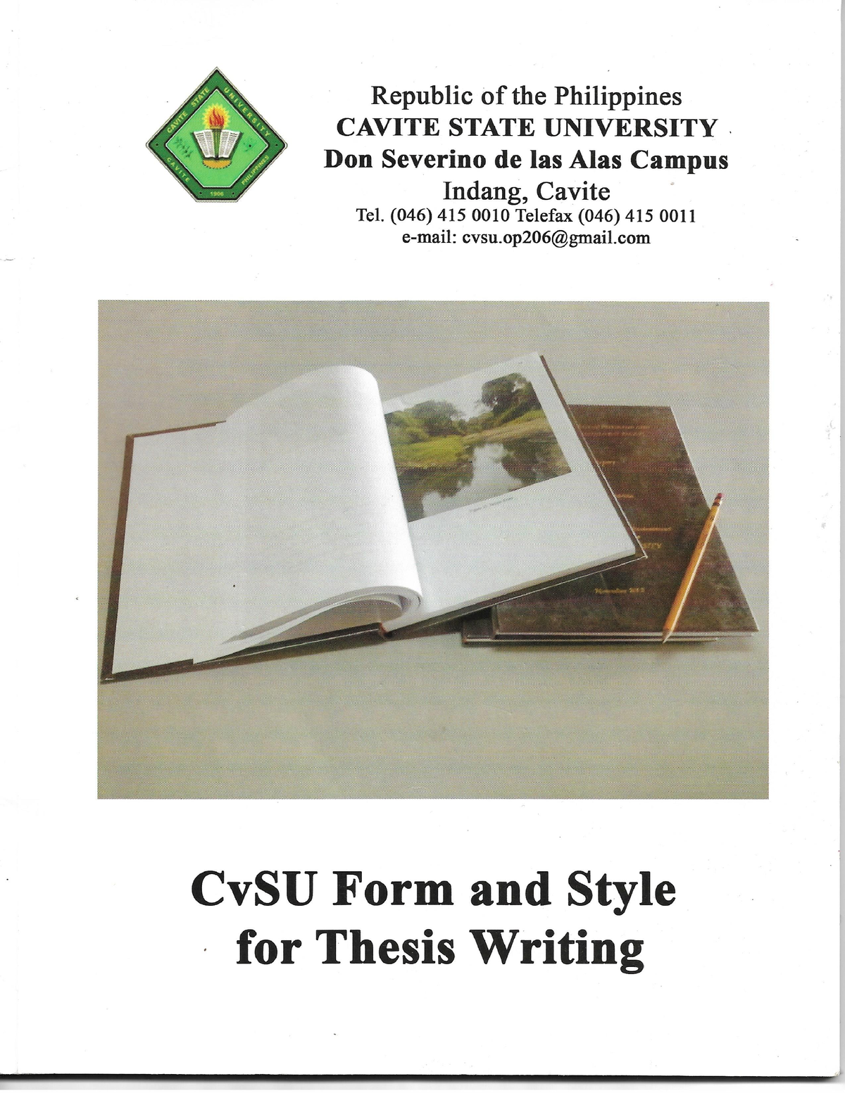 cvsu thesis format