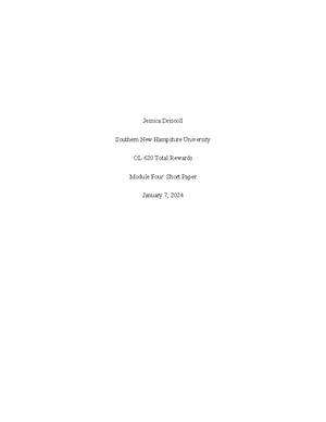 2 1 Journal - Jessica Driscoll OL- 600 - X1099 Strategic Resource ...