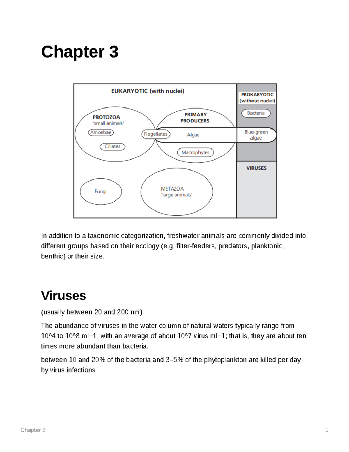Chapter 3: The Organisms: The Actors Within the Abiotic Frame - Chapter ...