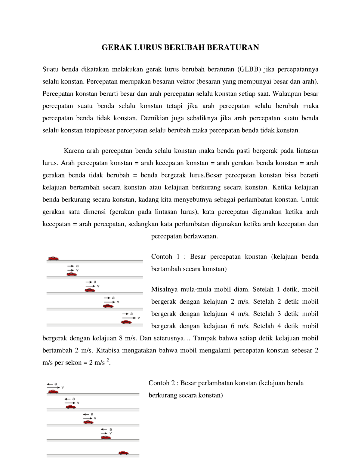 Document (6)-1 - GERAK LURUS BERUBAH BERATURAN - GERAK LURUS BERUBAH ...