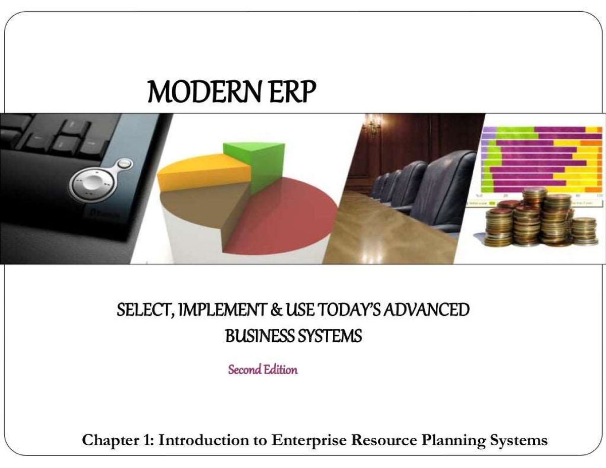 Chapter 1 - Enterprise Resource Planning - Studocu