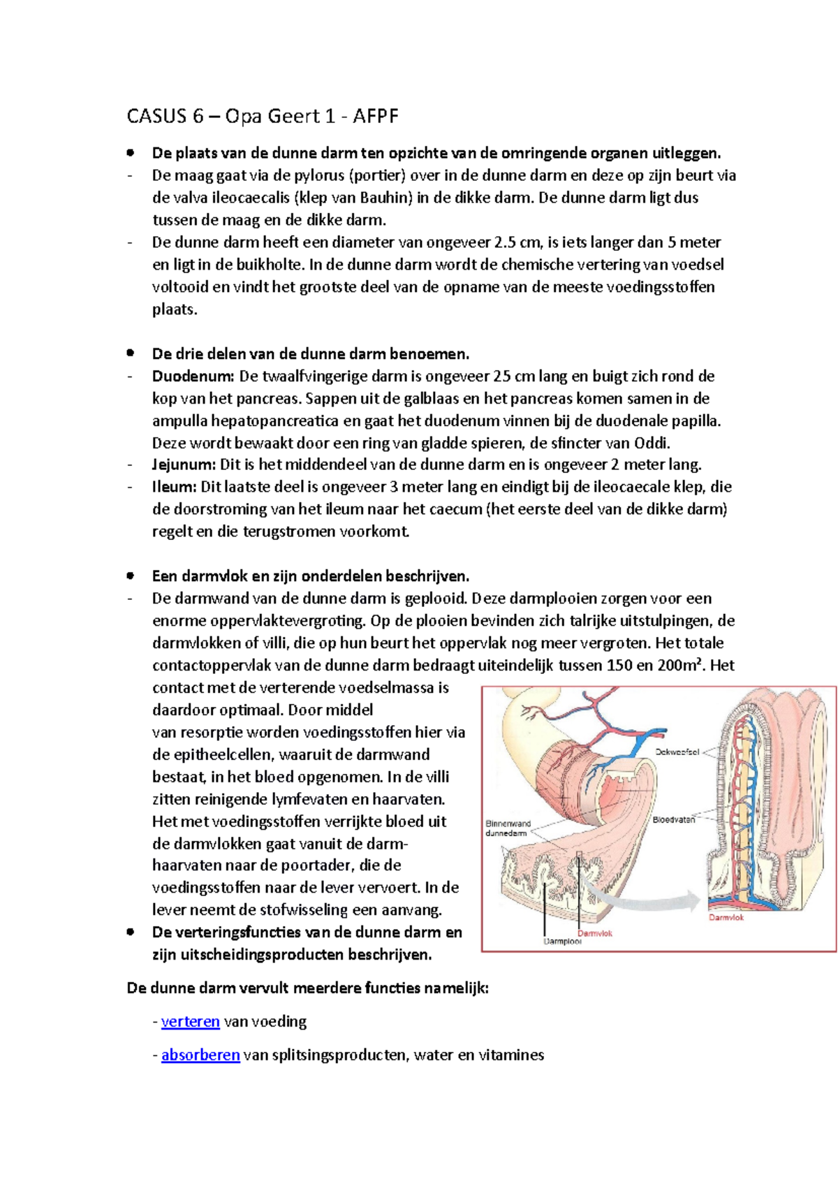 Blok 3AFPF Casus 6 - Samenvatting AFPF - CASUS 6 – Opa Geert 1 - AFPF ...