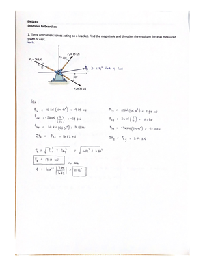 Hibbeler S 14e Ch3p44 - Sample Problems And Free Body Diagram ...