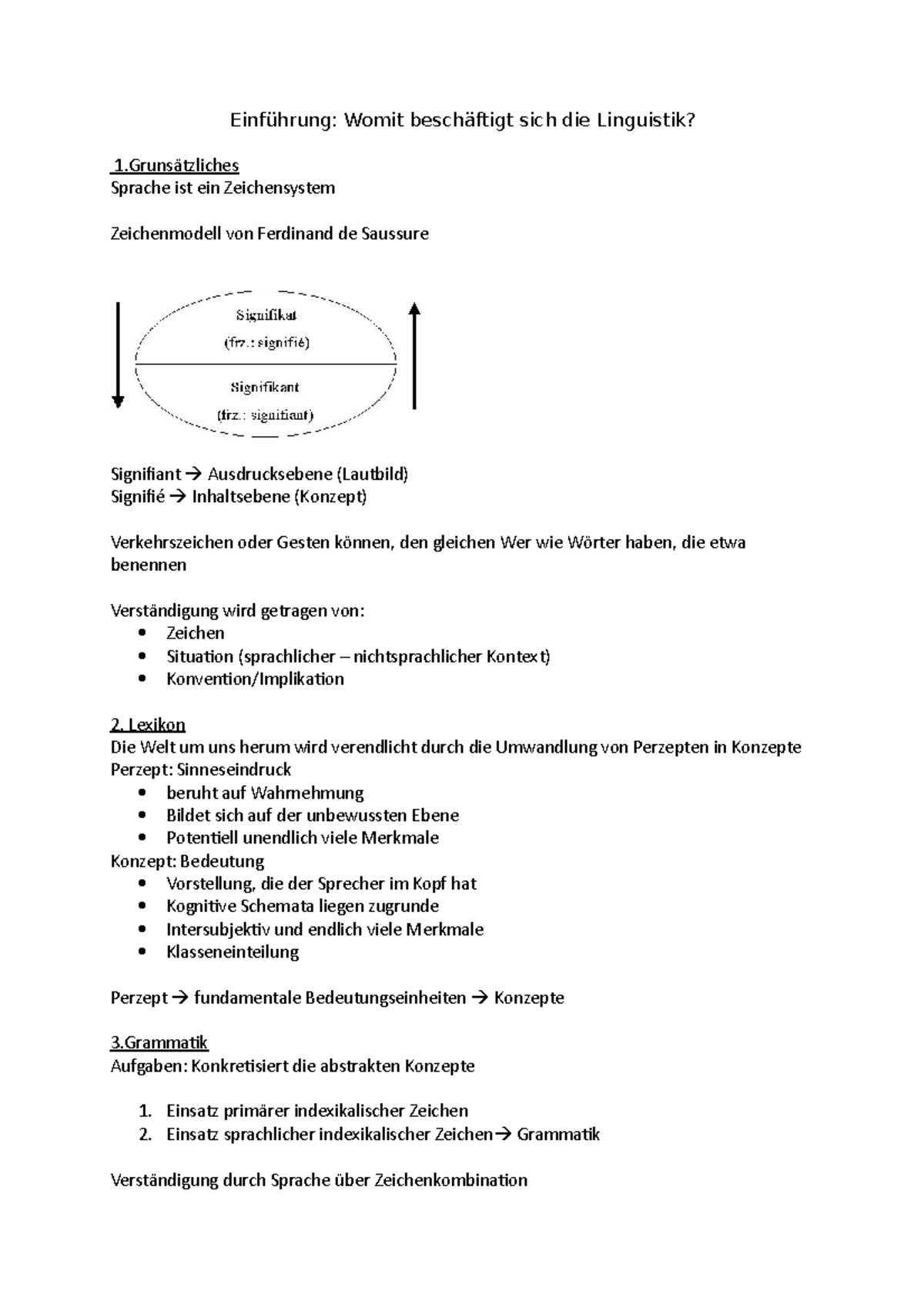 Einführung In Die Linguistik - Einführung: Womit Beschäftigt Sich Die ...