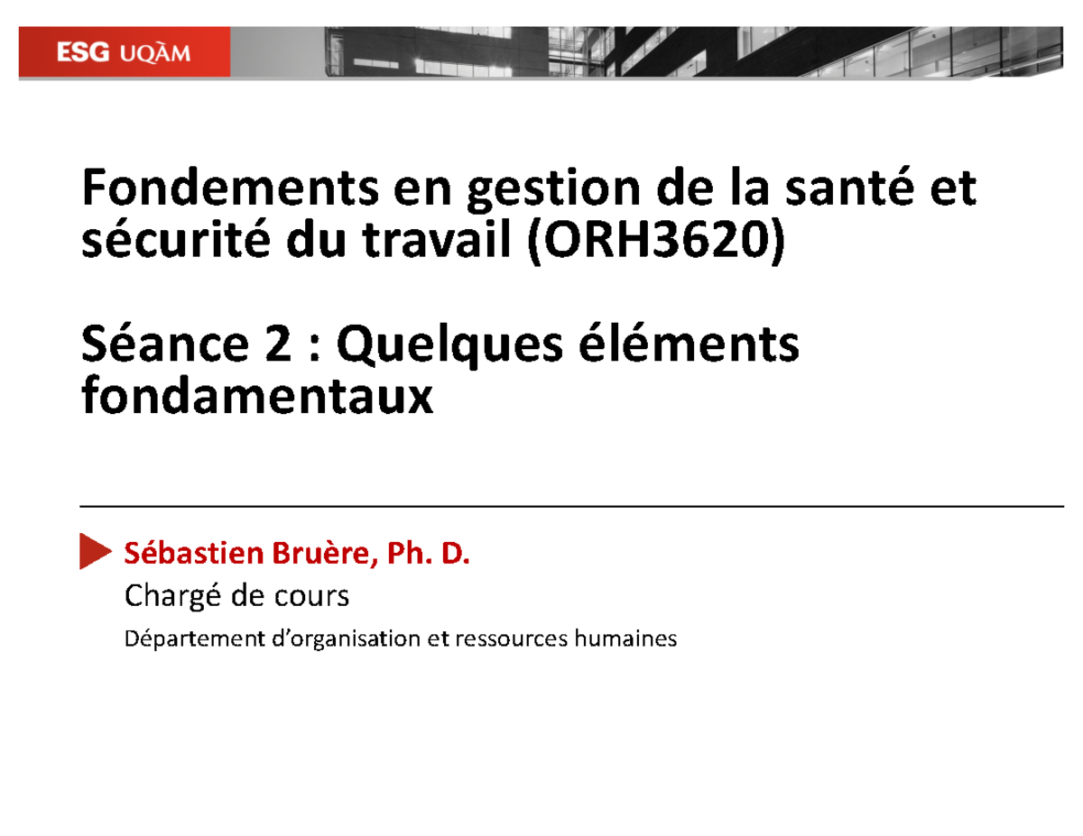 ORH3620-Cours 2-Diapos-Poursuites Concepts Réseau SST (original ...