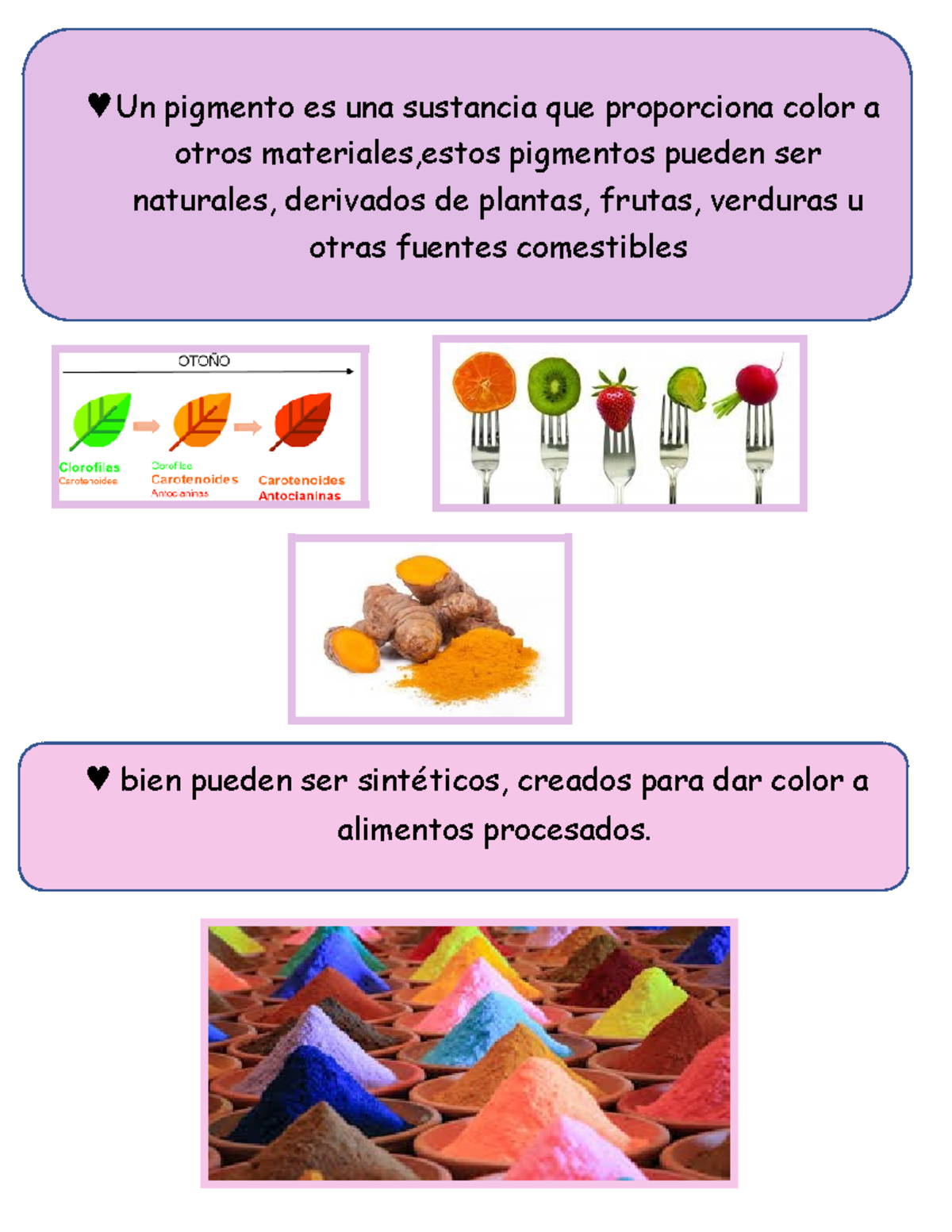 Pigmentos - Un pigmento es una sustancia que proporciona color a otros ...