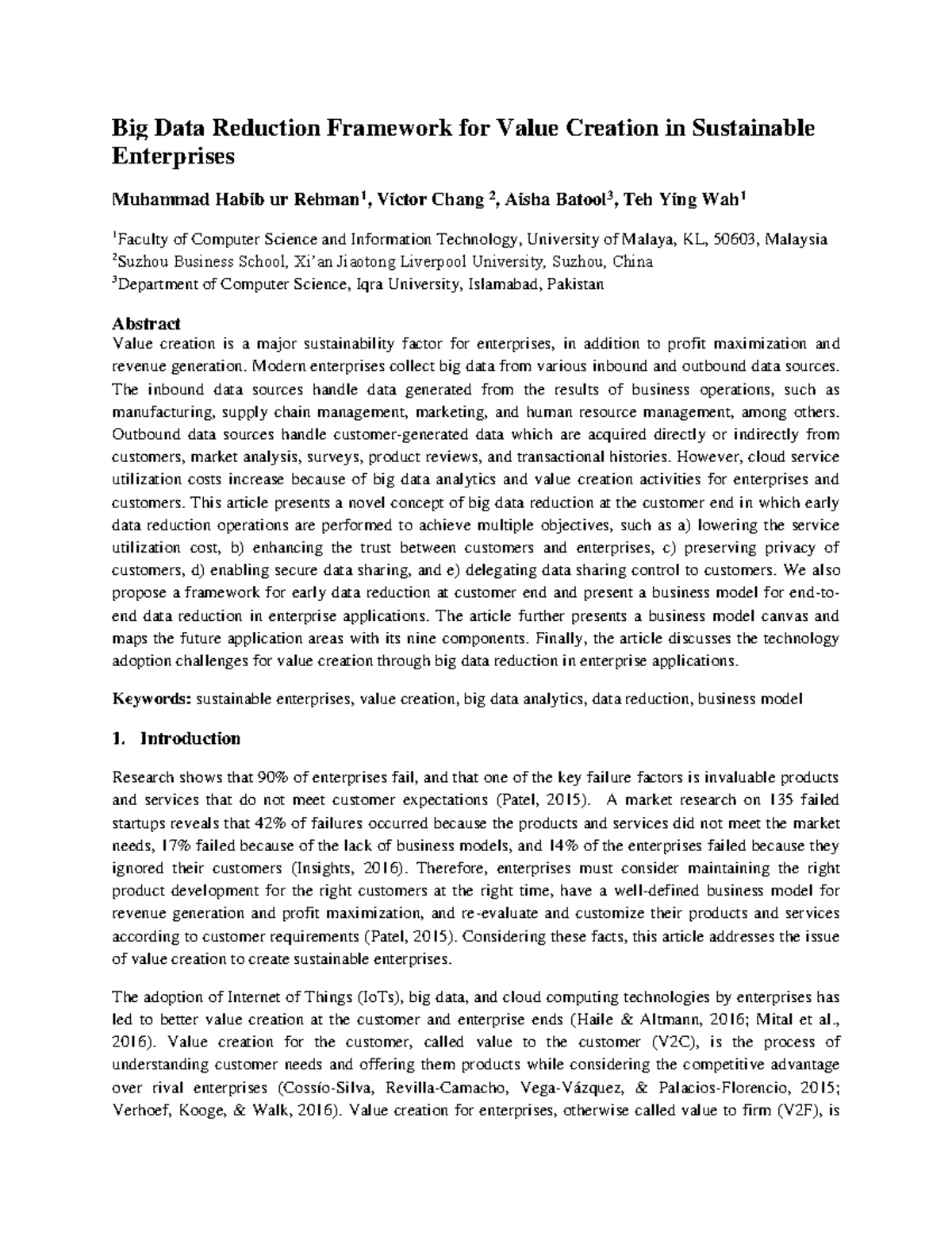 Big data framework IJIM accepted - Big Data Reduction Framework for ...
