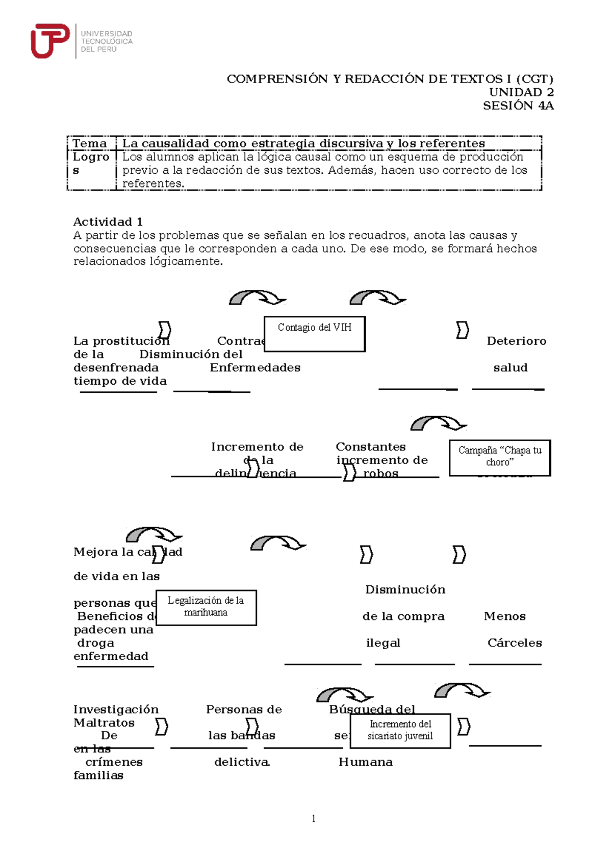 U2 S4 Causalidreferentes.doc Textos - COMPRENSIÓN Y REDACCIÓN DE TEXTOS ...