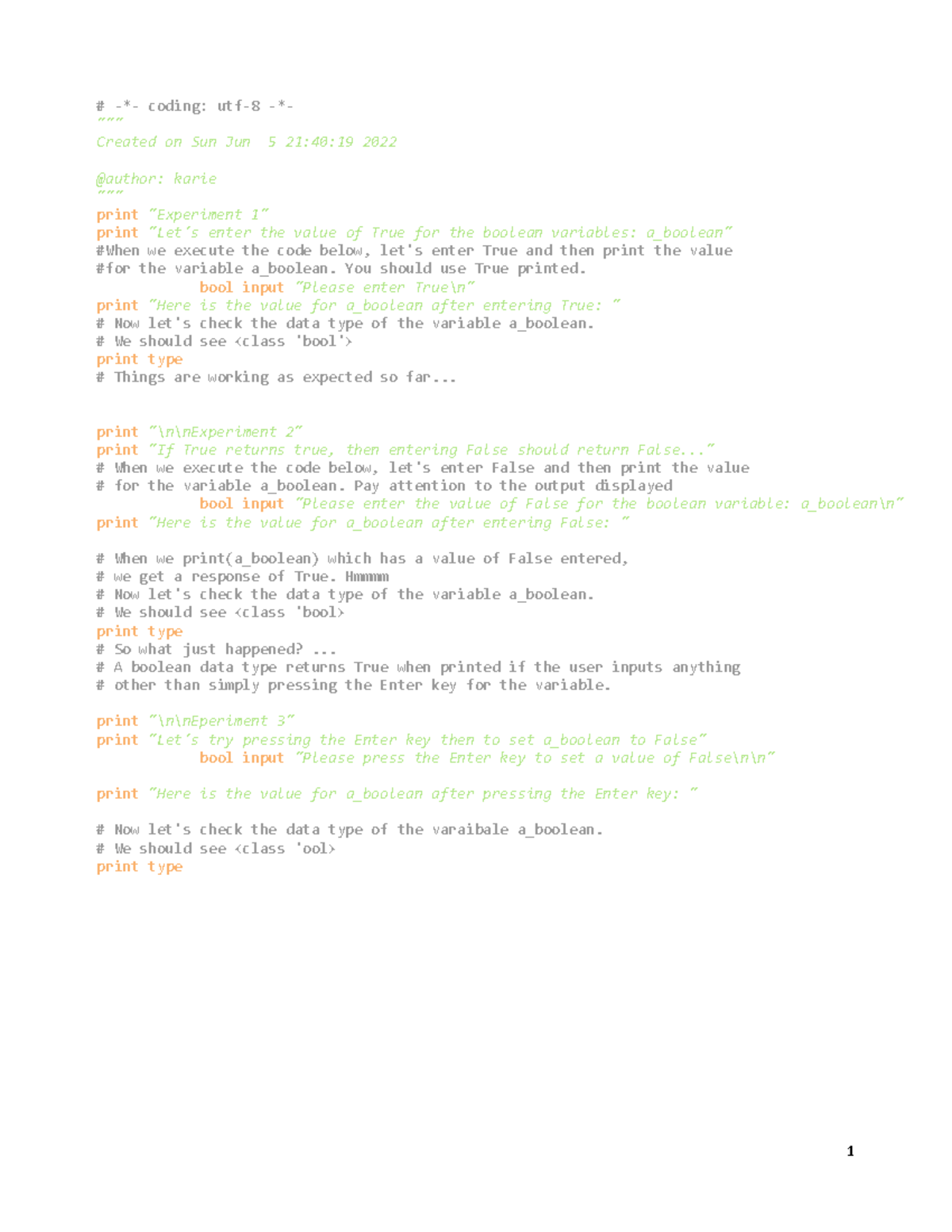 Programming lab 2.1 - coding: utf-8 - 