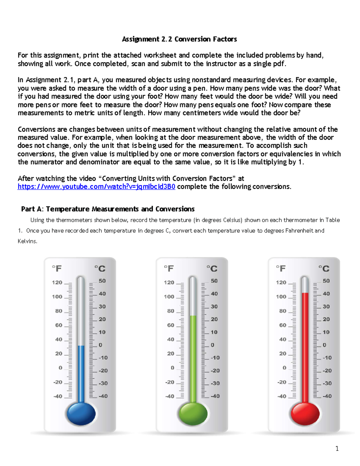 temperature conversion assignment expert