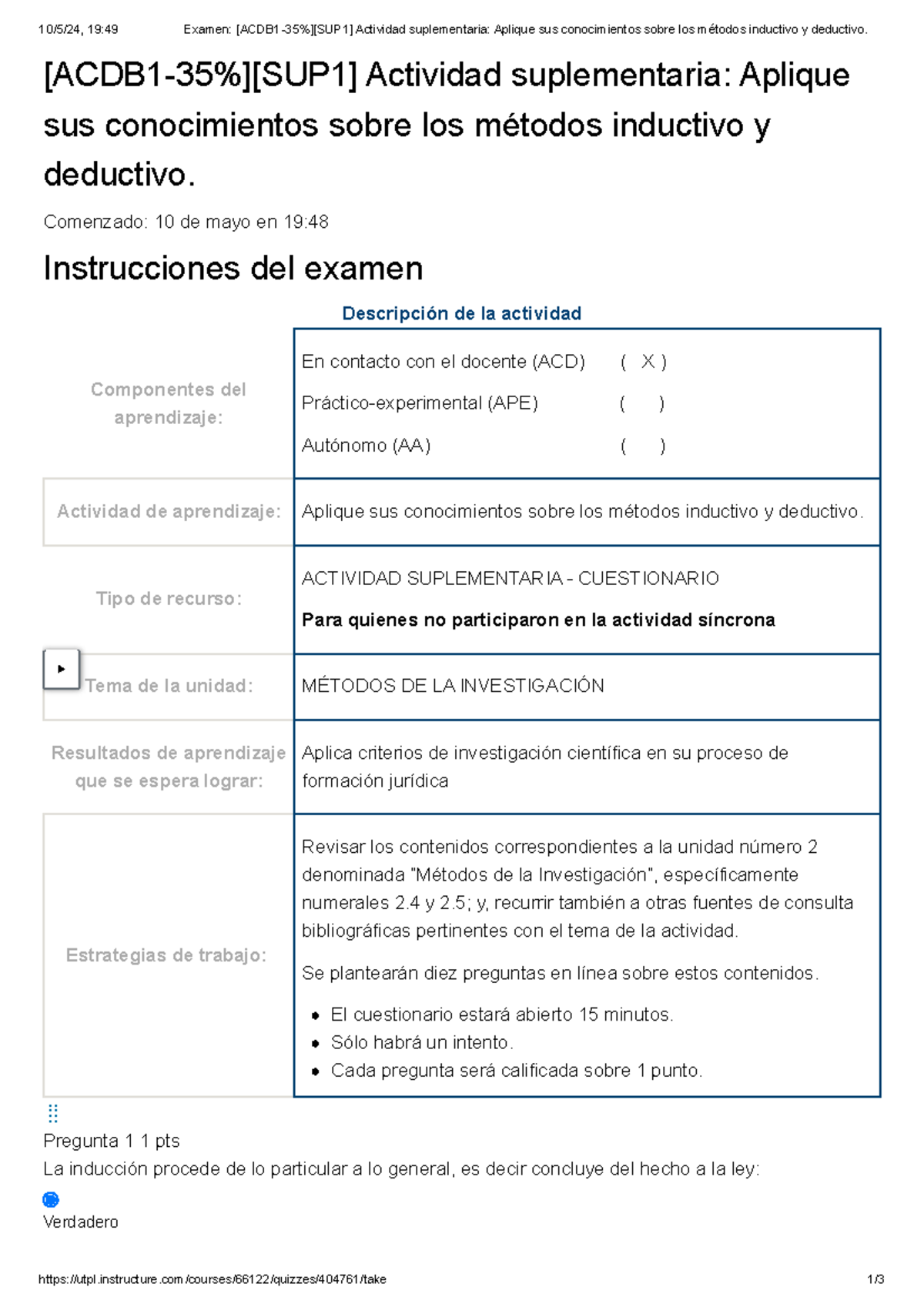 Actividad Suplementaria Investigacion Juridica 1B - [ACDB1-35%][SUP1 ...