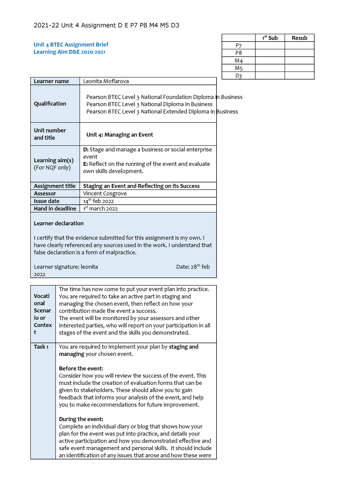 unit 4 assignment 3 m4