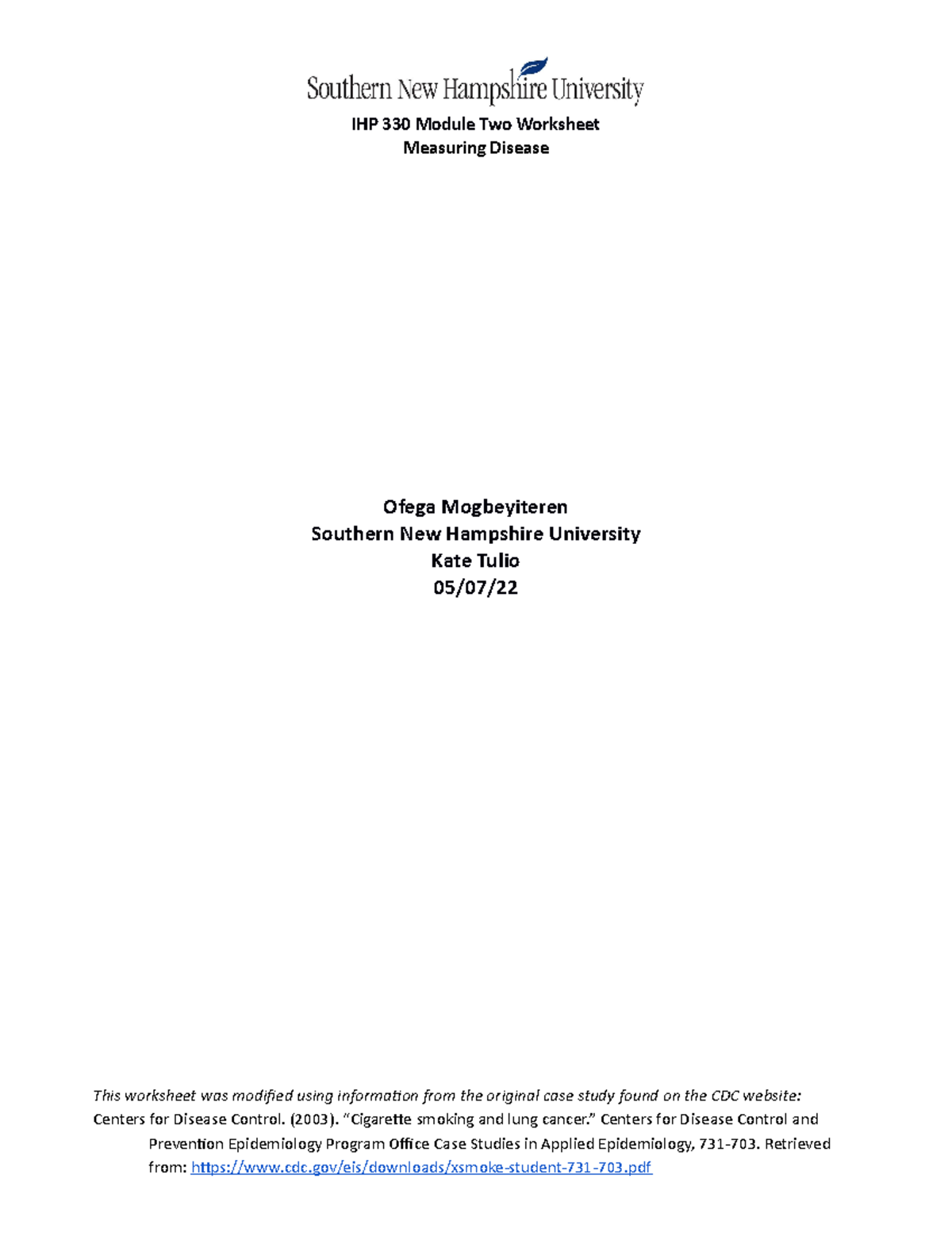 ihp-330-module-two-worksheet-ihp-330-module-two-worksheet-measuring-disease-ofega-mogbeyiteren-studocu