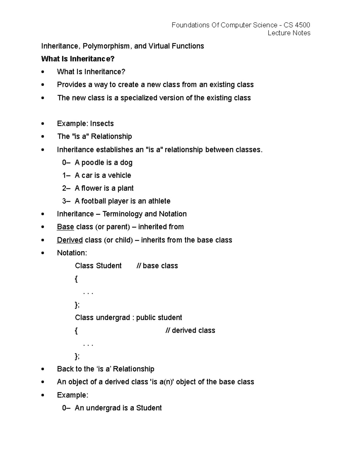 2021-Foundations Of Computer Science- CS 4500-Lecture Notes-15A ...