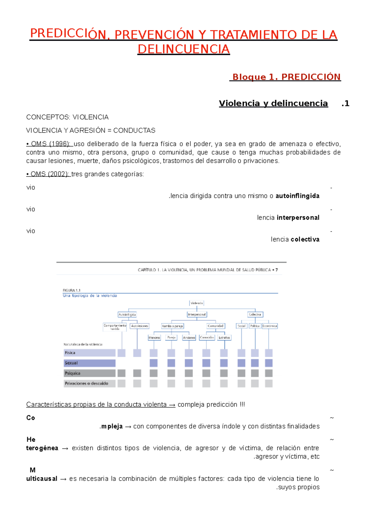 PrediccióN, Prevencion Y Tratamiento DE LA Delincuencia - PREDICCI ÓN ...