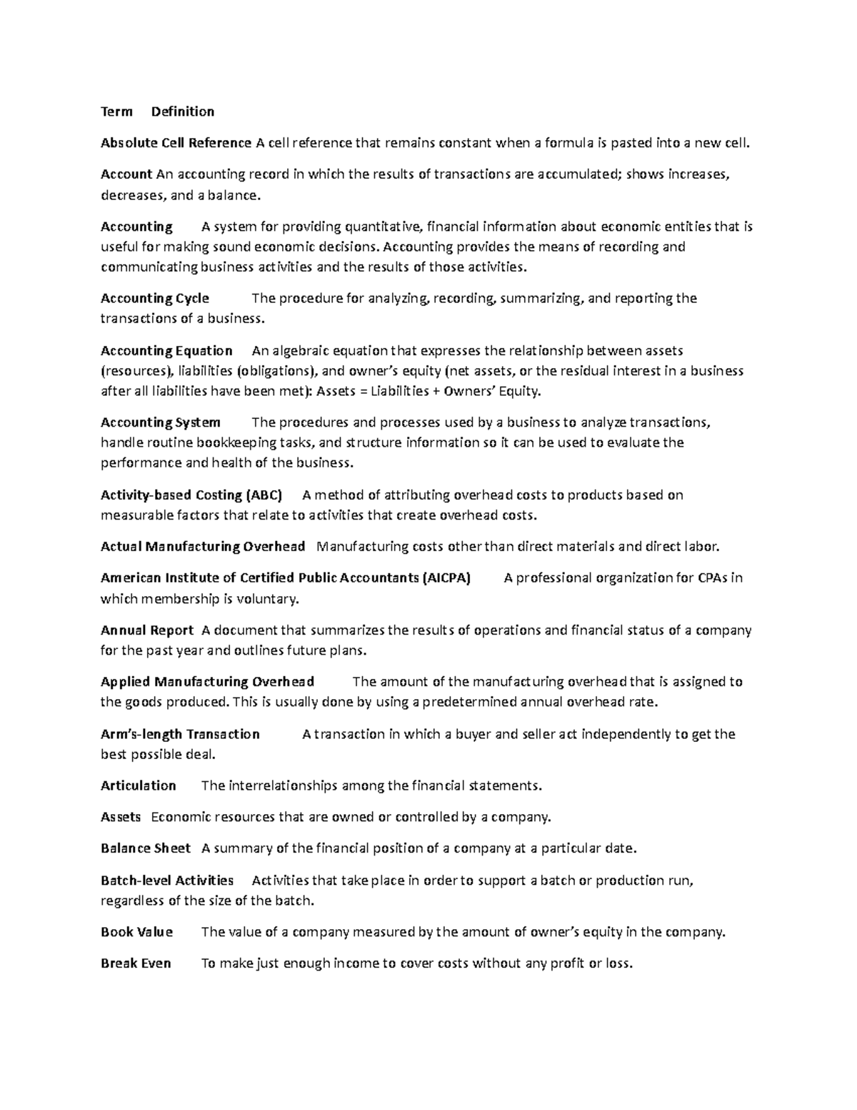 d196-glossary-term-definition-absolute-cell-reference-a-cell