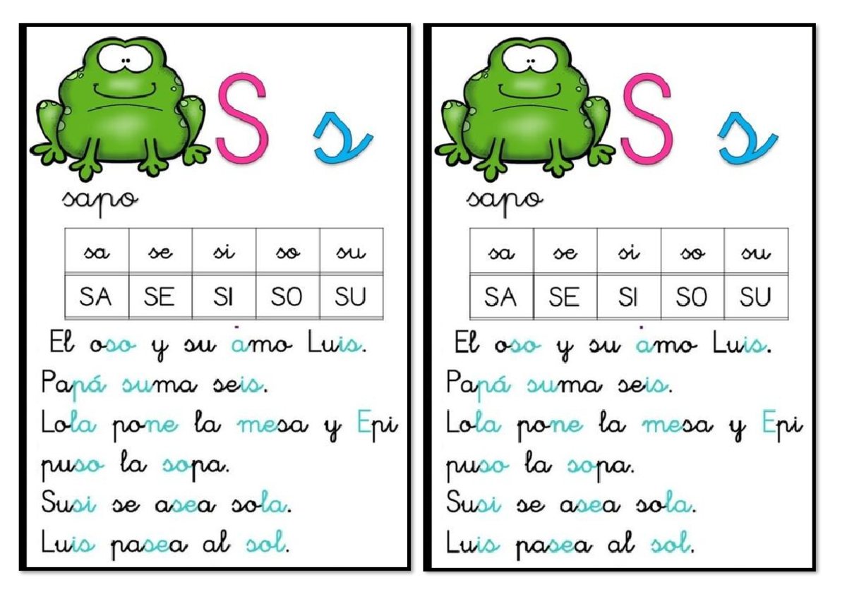 Fonema s - tema para primer grado de primaria - comunicación ,lengua y ...