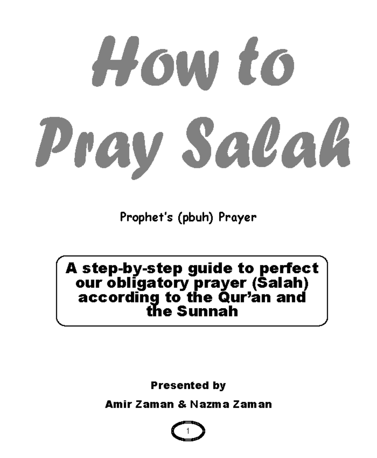 02 How to Pray Salah - very informative - A step-by-step guide to ...