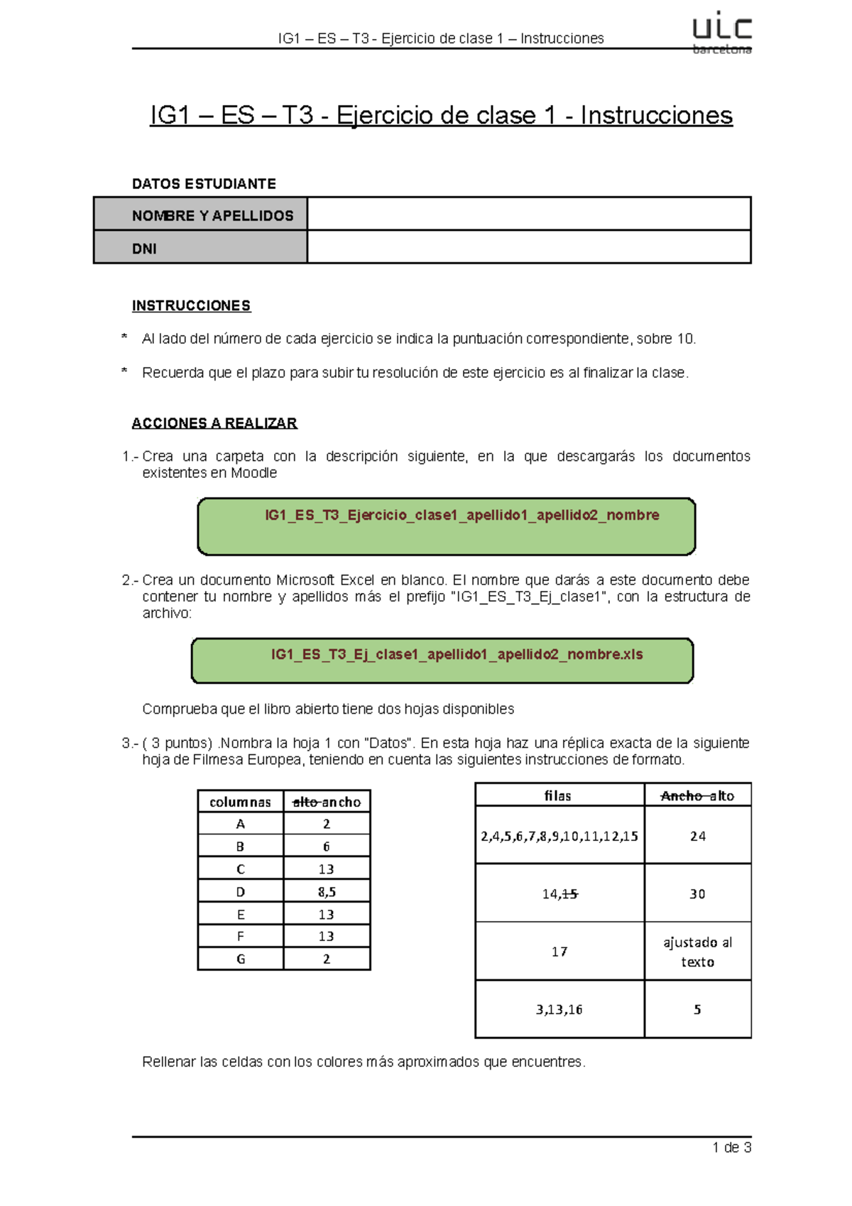 Ig Es T Ejercicio De Clase Ig Es T Ejercicio De Clase Instrucciones Ig