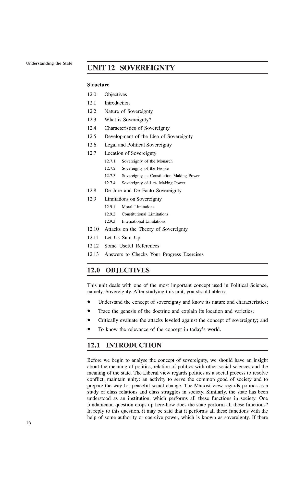 state sovereignty thesis