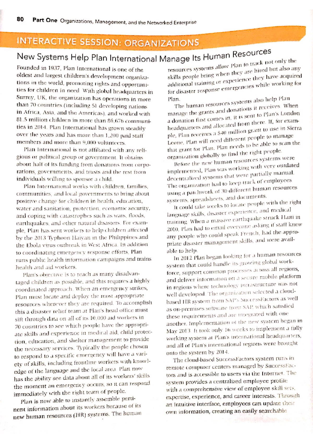 Ch02 case2 - case - Information Systems Management - Studocu