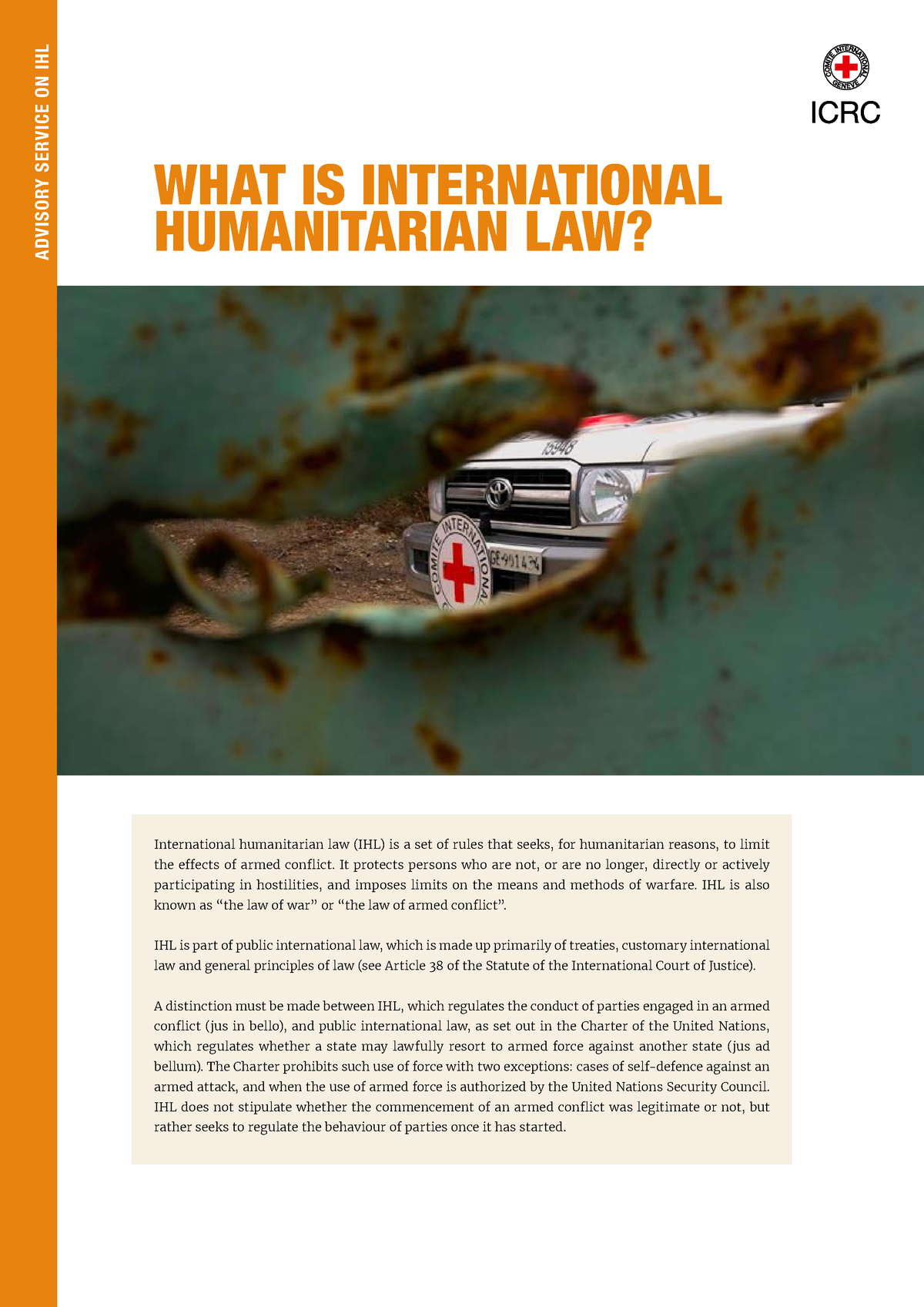 International Humanitarian Law - BS Legal Management - Studocu