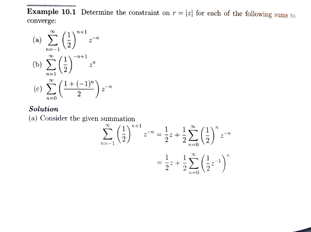 Ztransform - This is class notes on subject signals and systems which ...