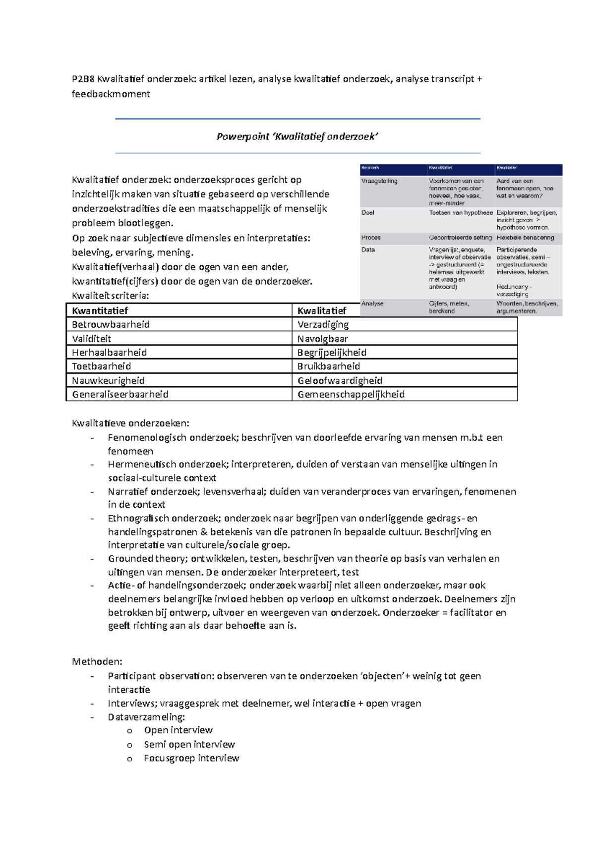 Kwalitatief Onderzoek Artikel Lezen, Analyse Kwalitatief Onderzoek ...