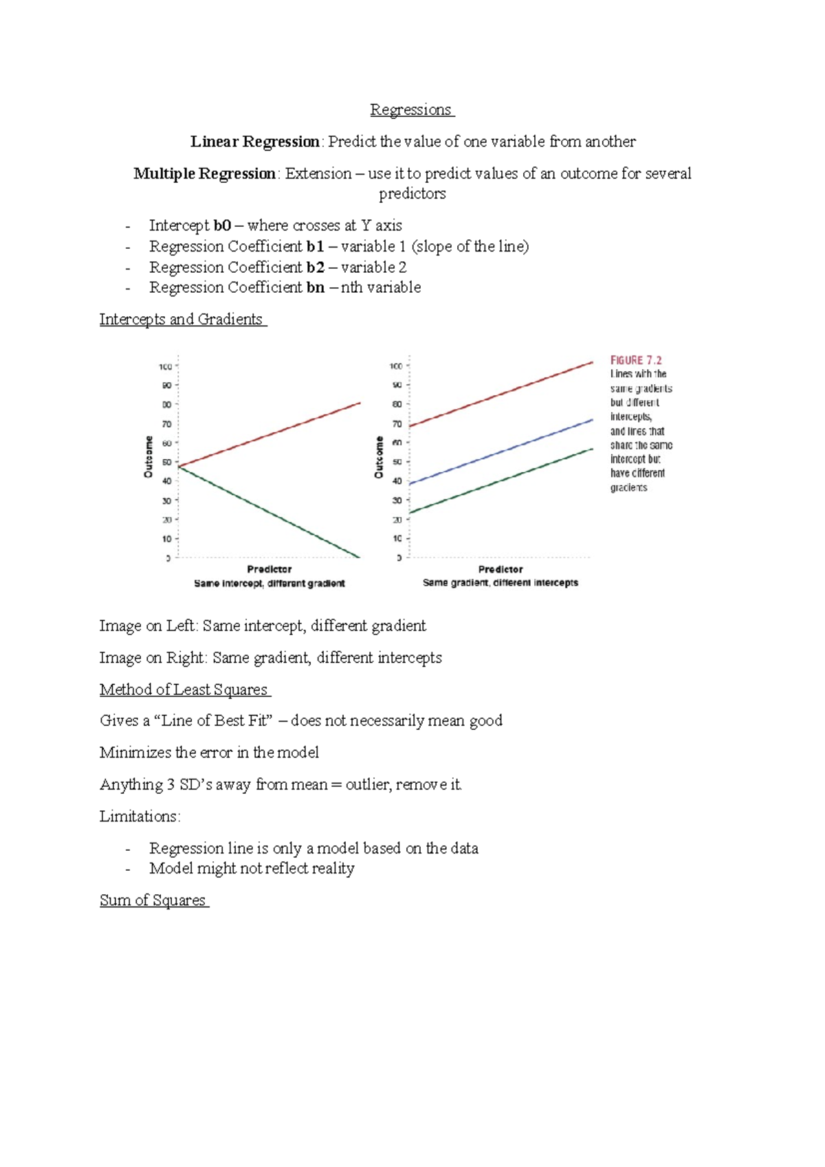 Overview of Regressions - Regressions Linear Regression : Predict the ...