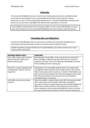 unit 8 assignment 2 btec business