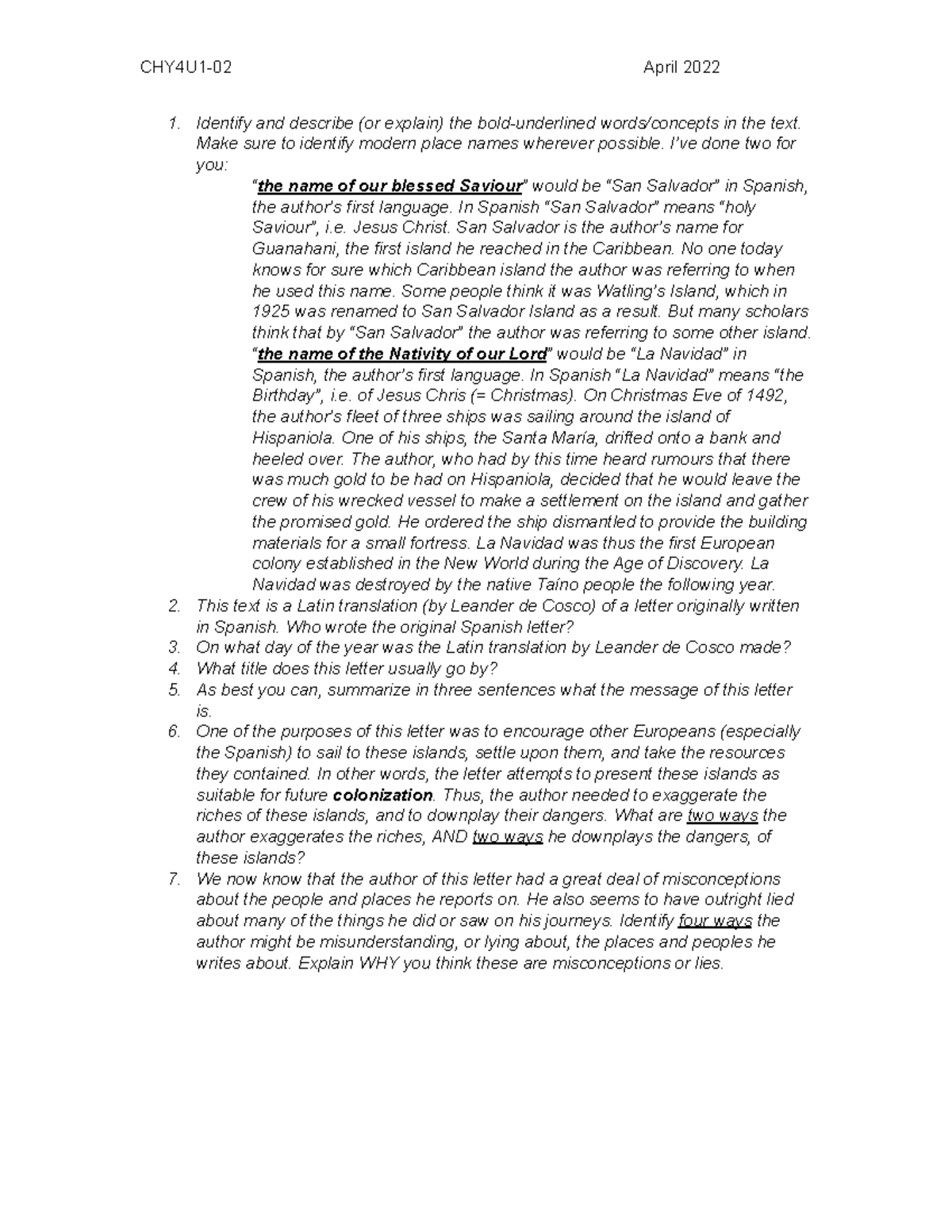 Third Primary Source - Read an article, and then give detailed ...