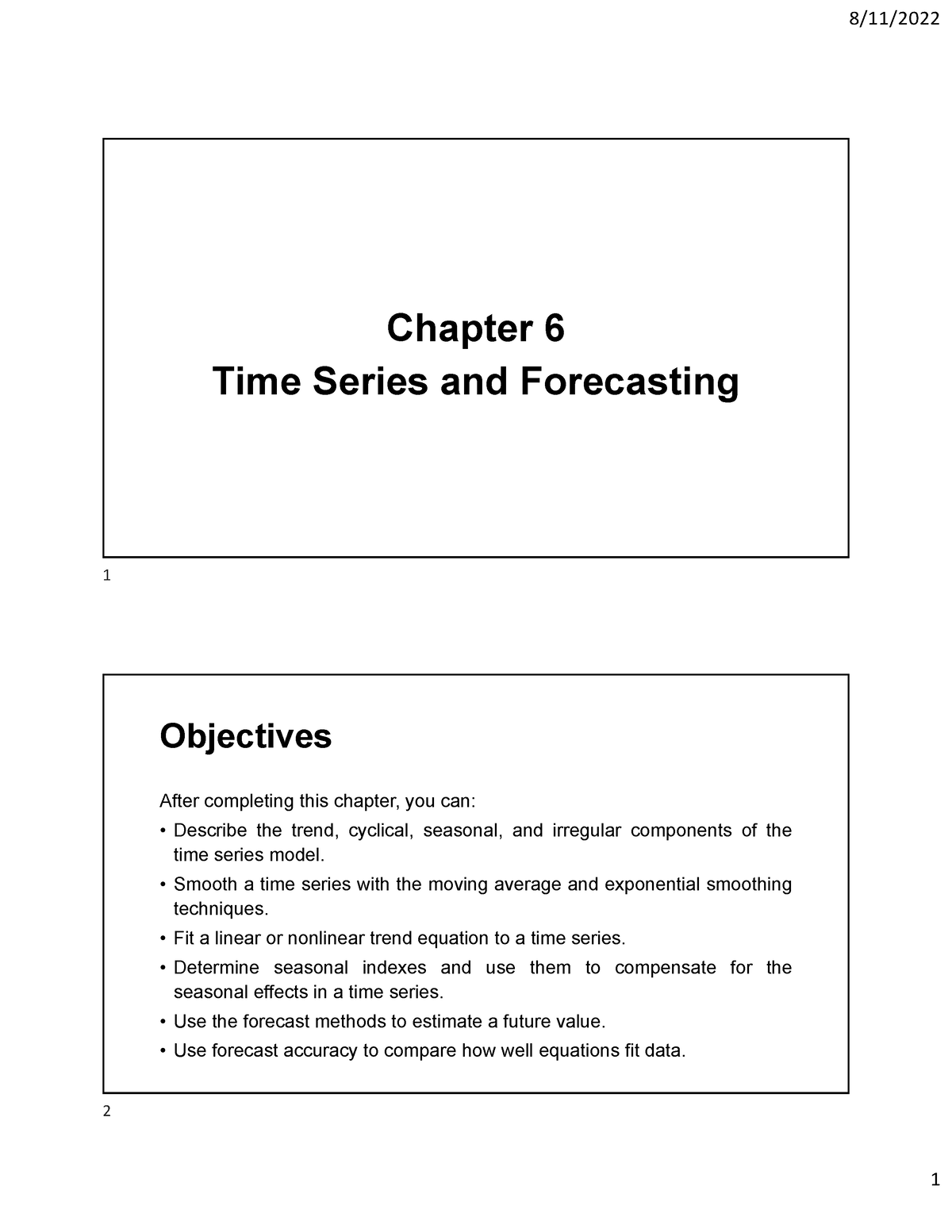 Chapter+6 Neu Kinh Te Quoc Dan - Chapter 6 Time Series And Forecasting ...