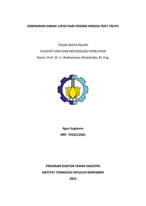 Thoreolsson 2018 - Summary Wawasan Teknologi & Komunikasi Ilmiah ...