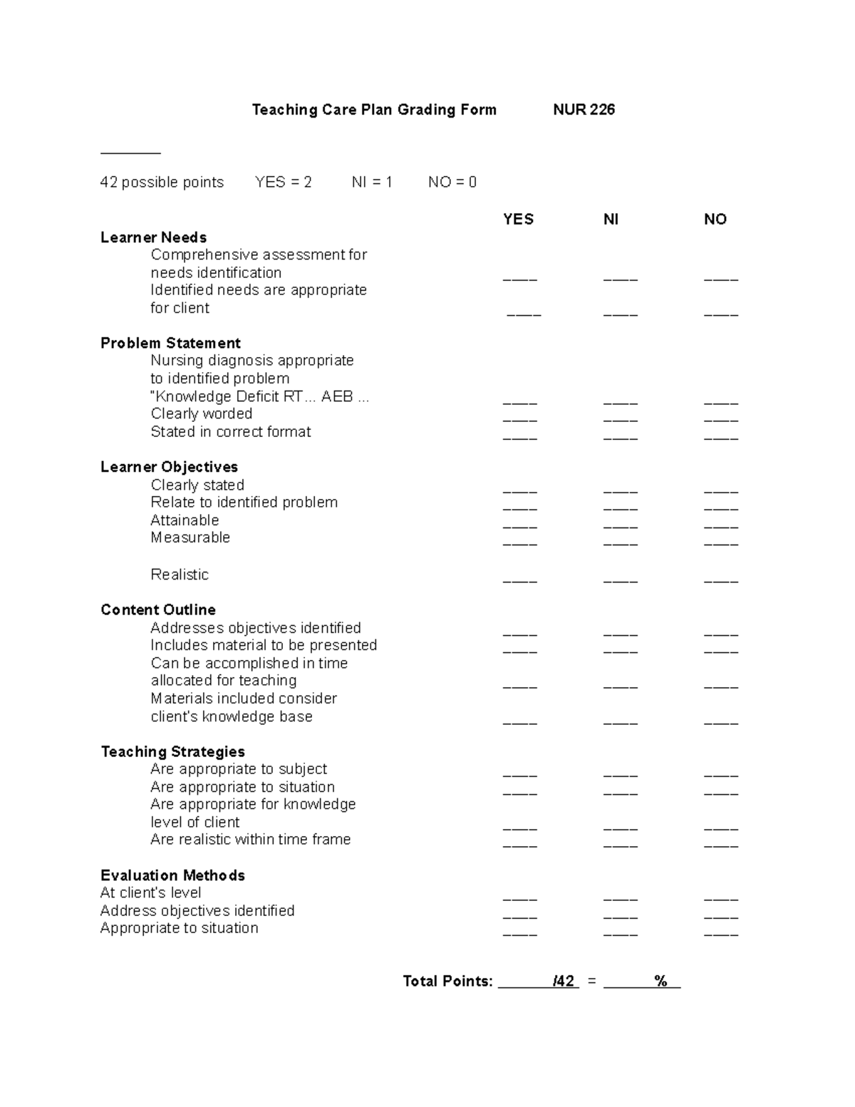 teaching-care-plan-care-plan-teaching-care-plan-grading-form-nur