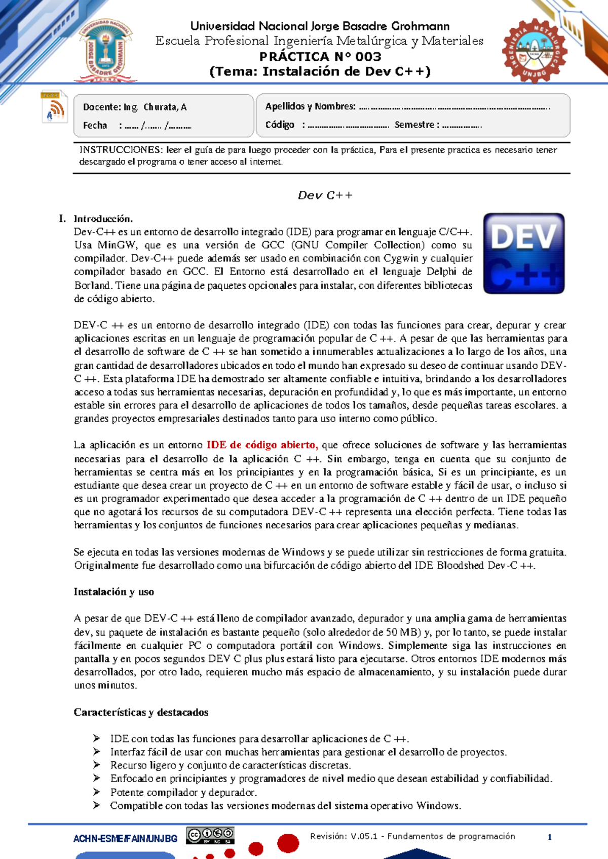 03- Guia- instalacion Dev-Cpp 592 TDM-GCC 240621 092902 - Escuela ...