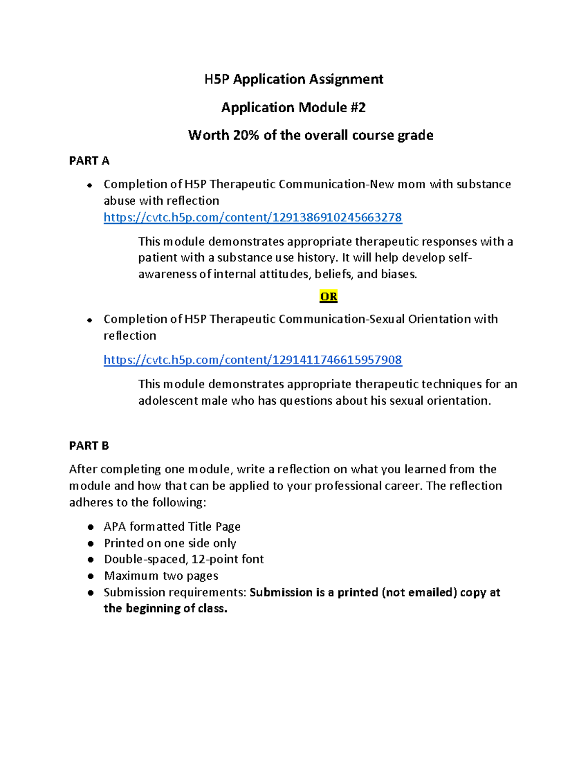 H5P Application Assignment #2 - H5P Application Assignment Application ...