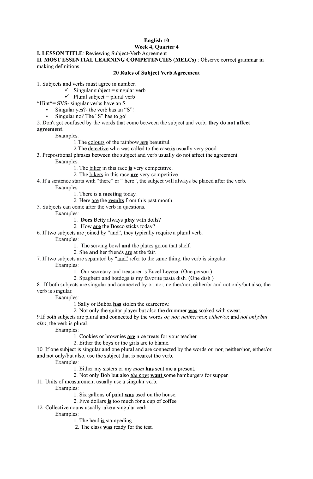 subject-verb-agreement-lesson-and-pt-english-10-week-4-quarter-4-i