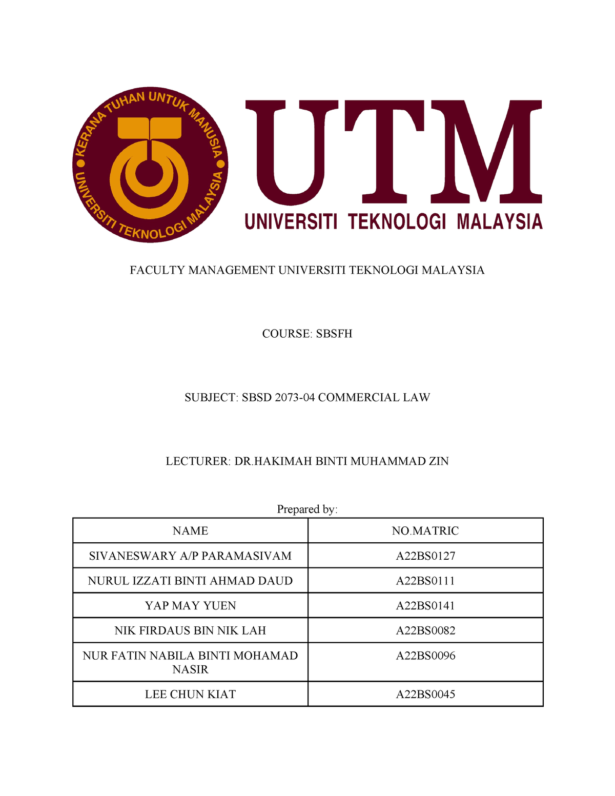 law case study in malaysia