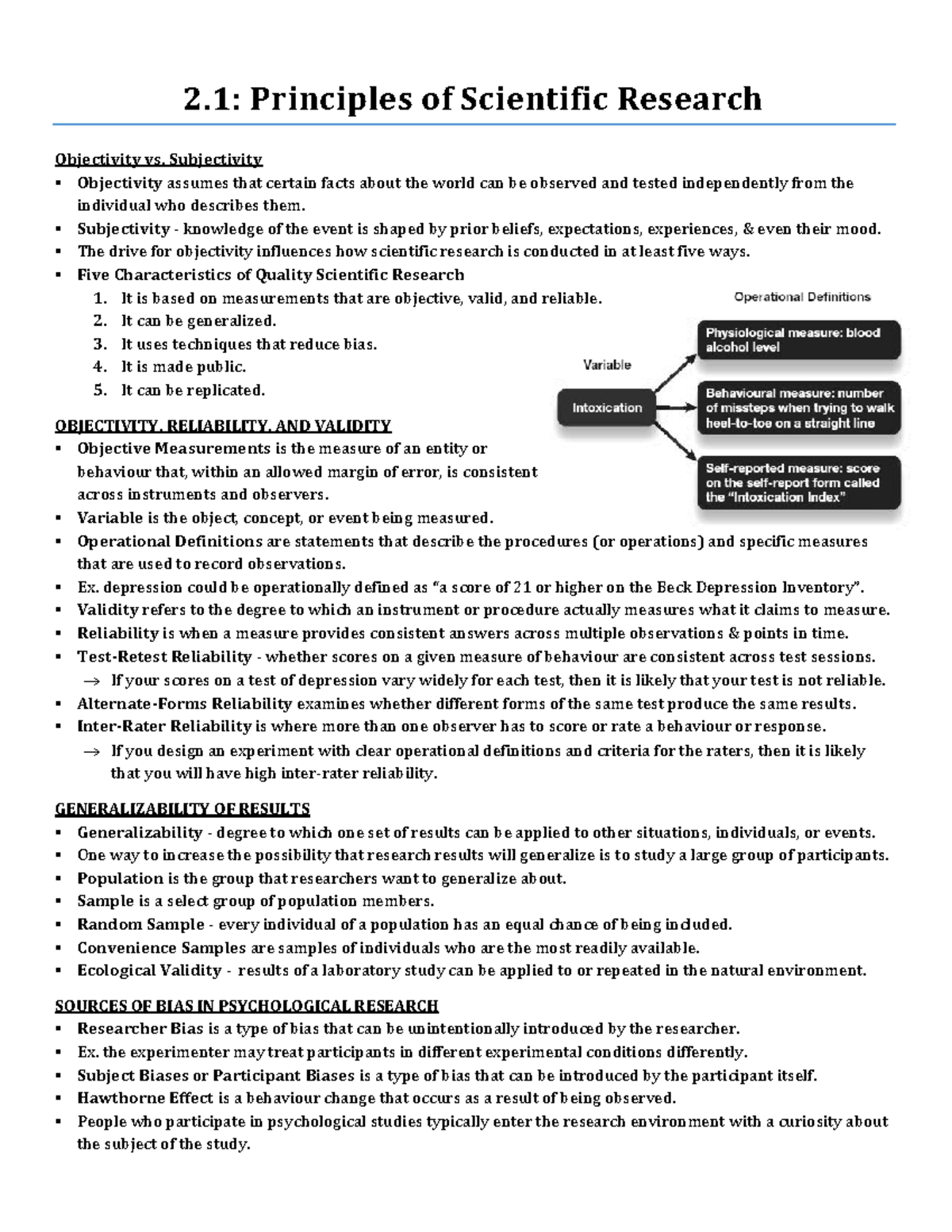 Chapter 2 - 2: Principles Of Scientific Research Objectivity Vs ...