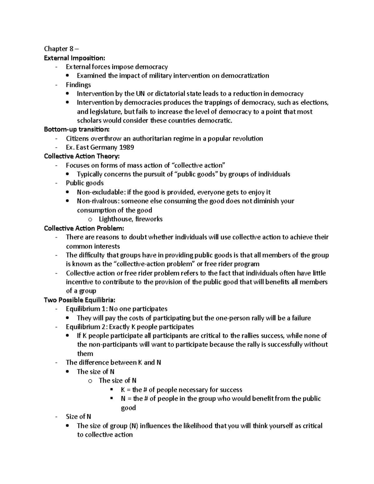Exam 2 Study Guide and Quiz Answers Chapter 8 External Imposition