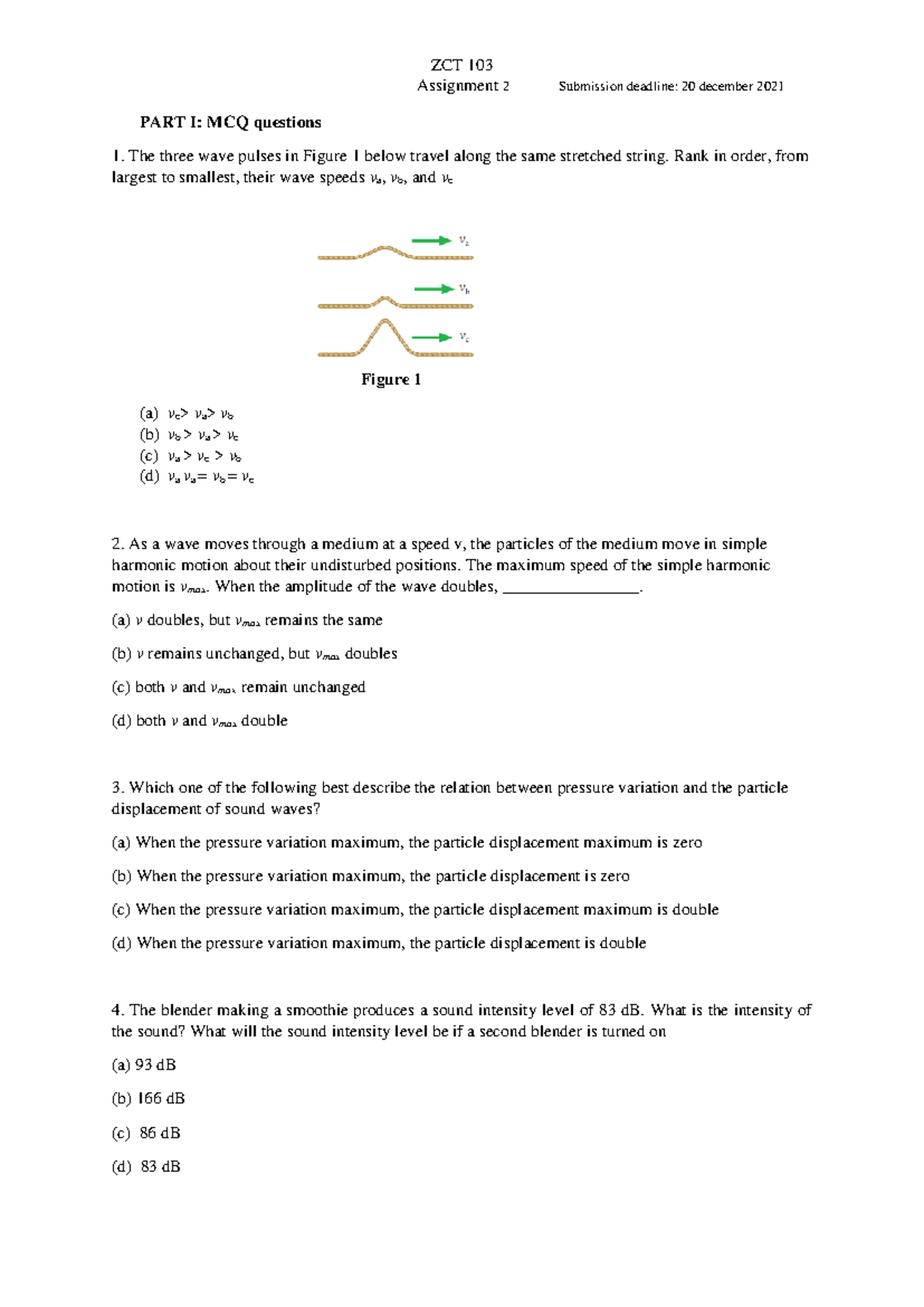 assignment 2 submission deadline