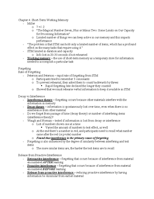 Cognition Chapter 1 - Introduction Reading - “Cognitive Psychology ...