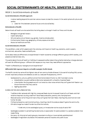 Phe1sdh Assessment 2 Individual Report - According To The World Health 